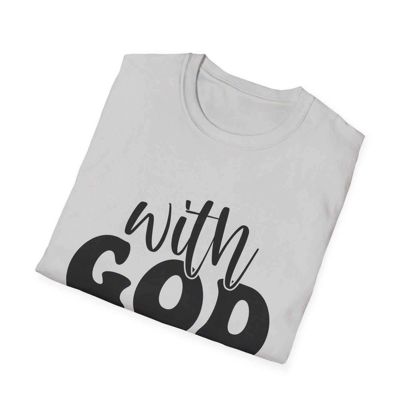 With God All Thing Are Possible Mattew 19:26 Triple Viking T-Shirt