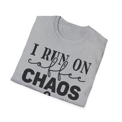 Rith mé Ar Chaos Caife agus Cuss Words Triple Viking T-Shirt