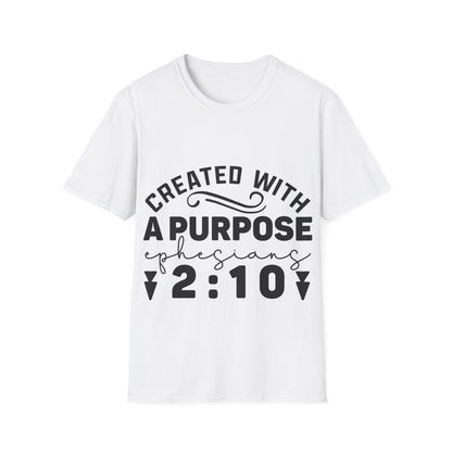 Créé avec un but Éphésiens 2:10 Triple Viking T-Shirt