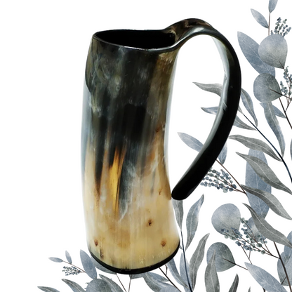 300-350 ml Natural Ox Horn Cup Drinking Horn Viking Muki