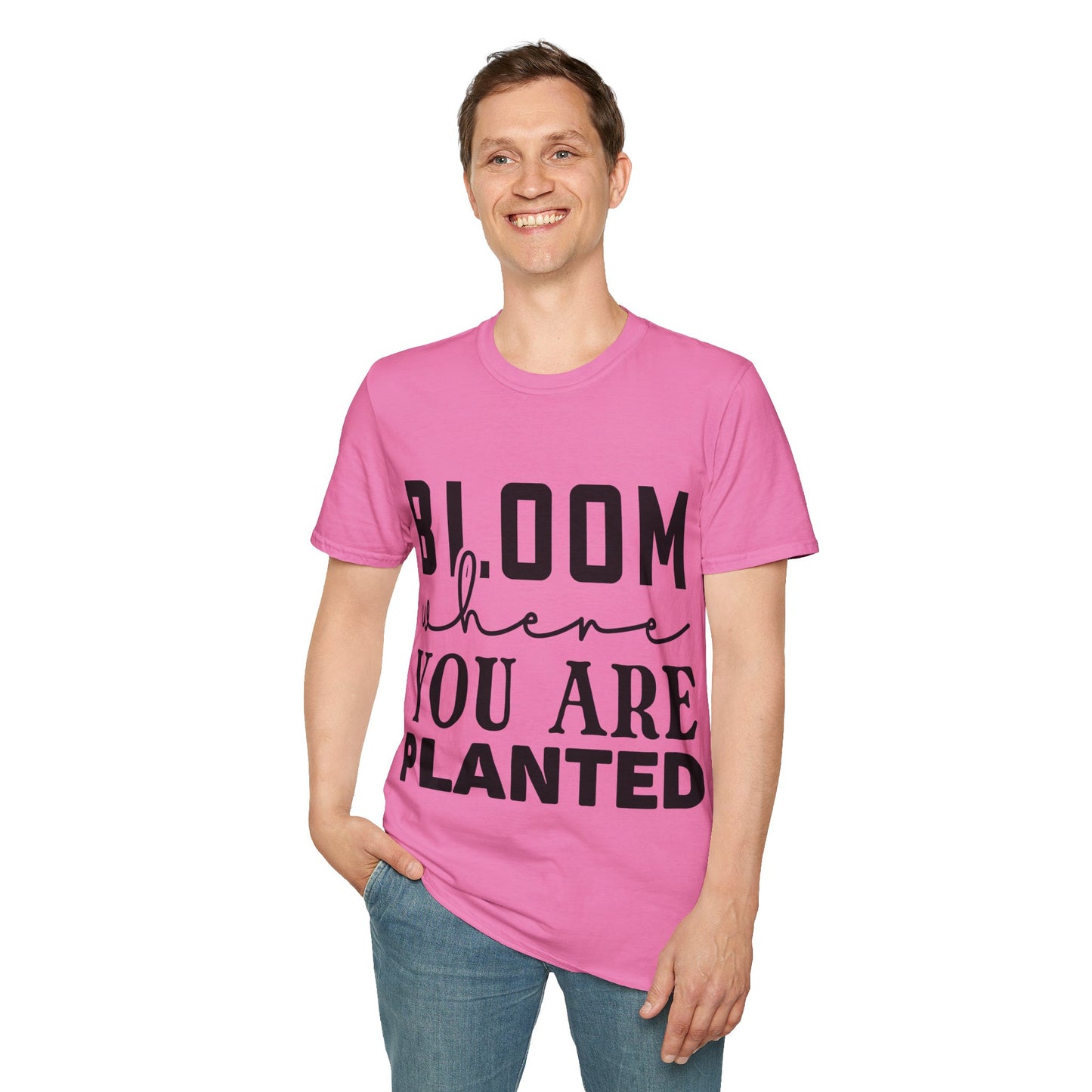Bloom Where You Are Planted Triple Viking T-Shirt