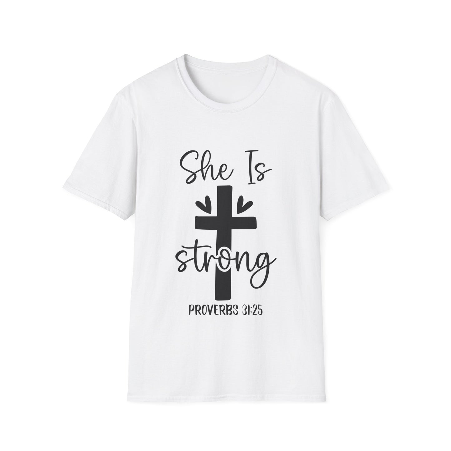 She Is Strong Ordsprogene 31:25 (3) Tredobbelt Viking T-shirt