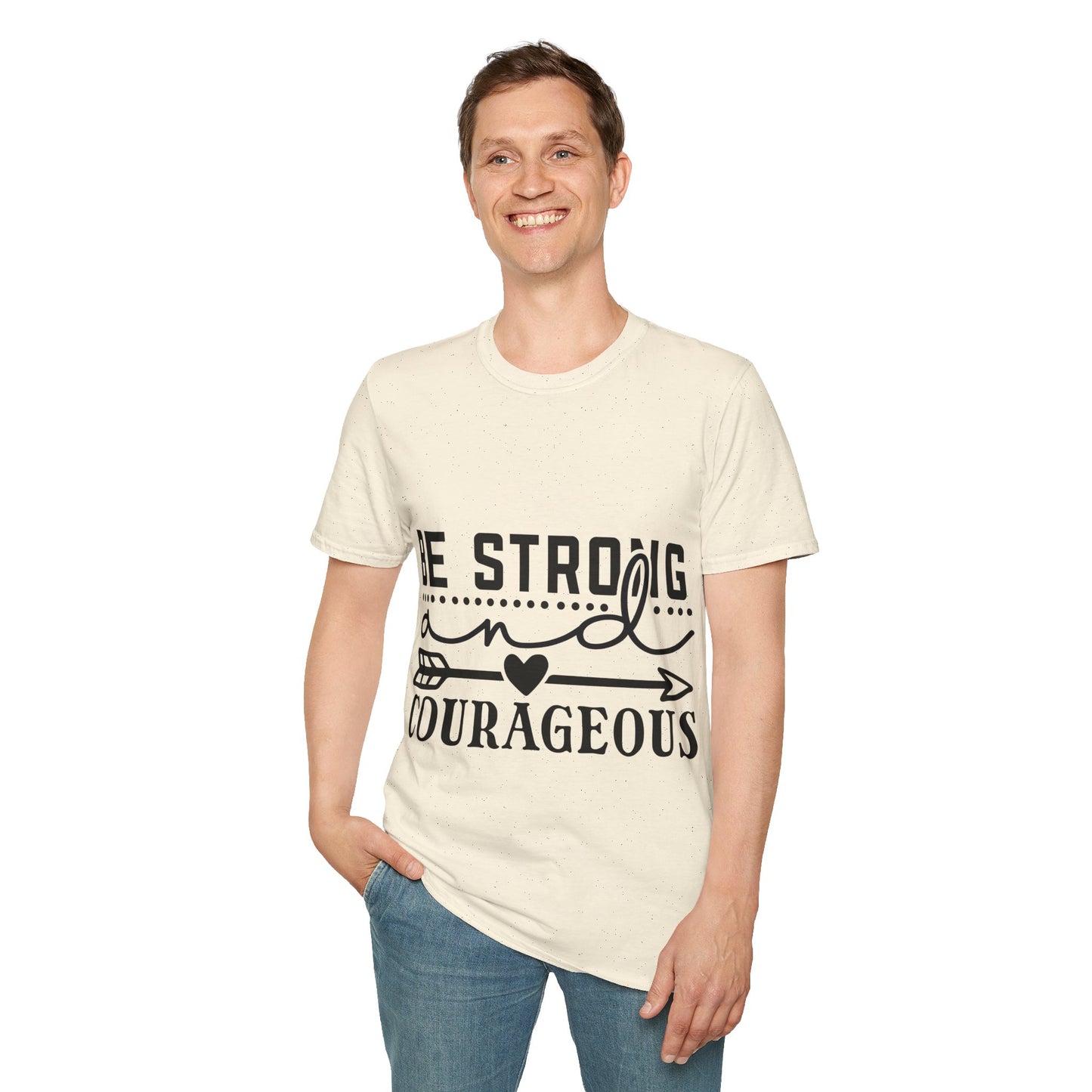 Be Strong And Courageous Triple Viking T-Shirt