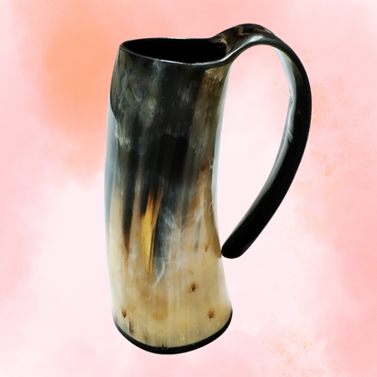 300-350 ml Natural Ox Horn Cup Drinking Horn Viking Muki