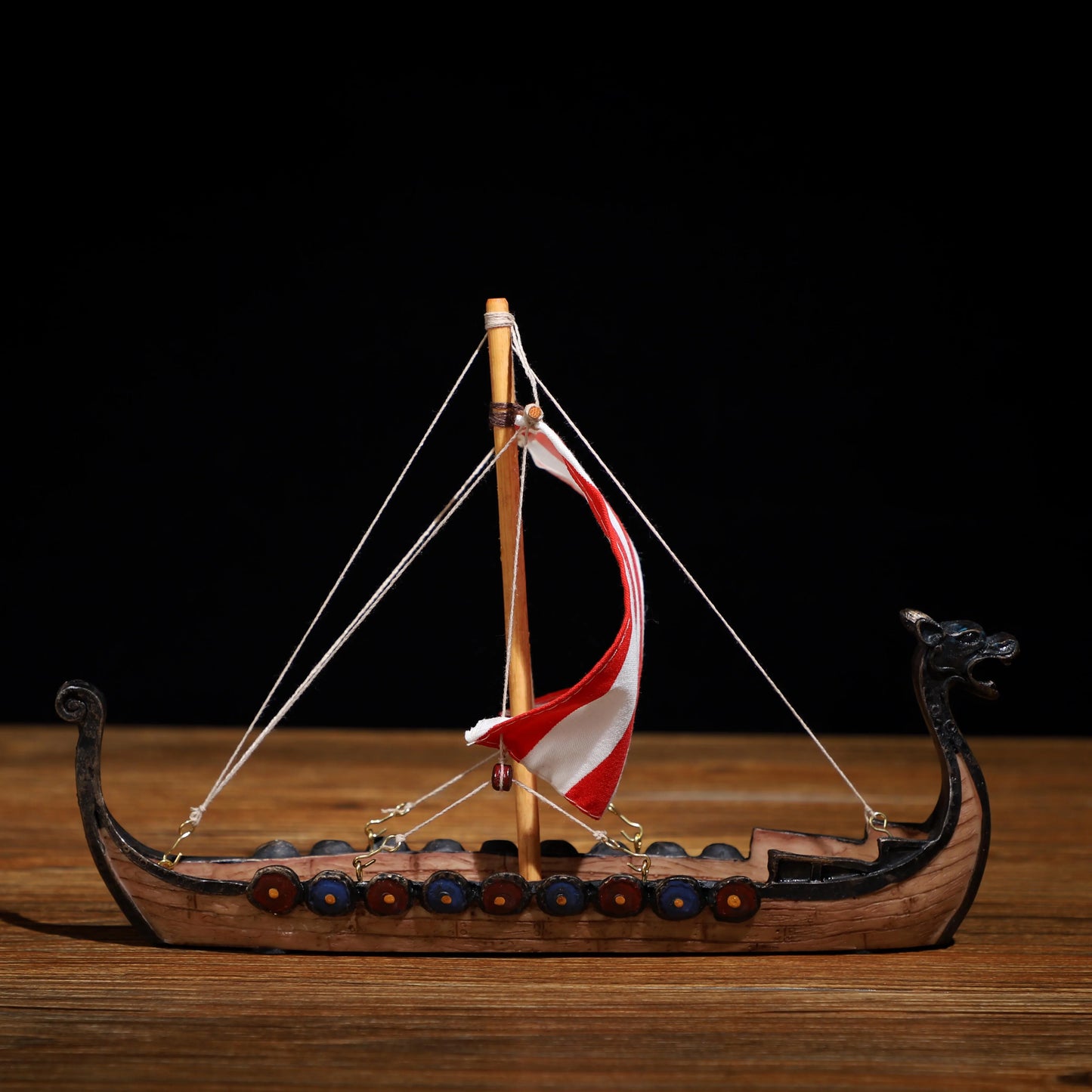Viking Dragon Boat with Sail