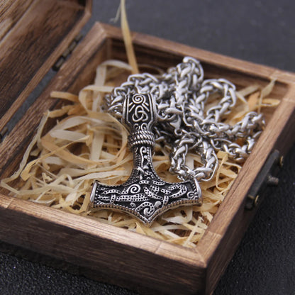 Viking Scandinavian Norse Mjolnir Necklace