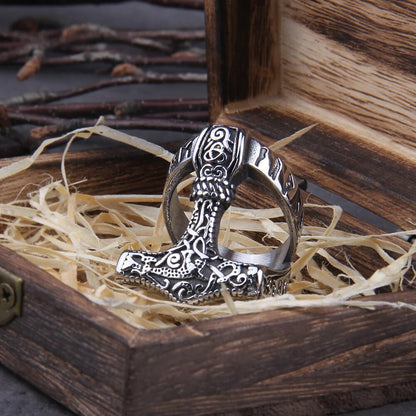 Thor hammer Ring - TripleViking