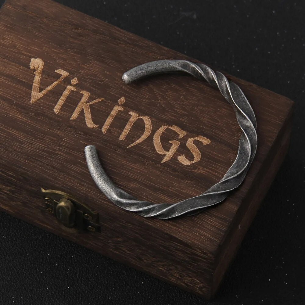 Iron color Vikings Bangle - TripleViking