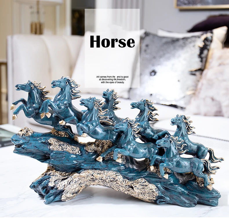 Modern Minimalist Creative Home Accessories Horse Craft Viking Home Decor