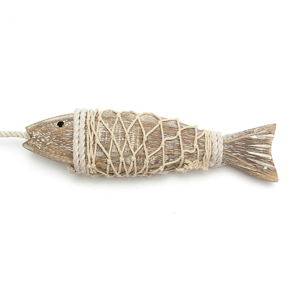 Wooden fish hangings for viking home decor enthusiasts