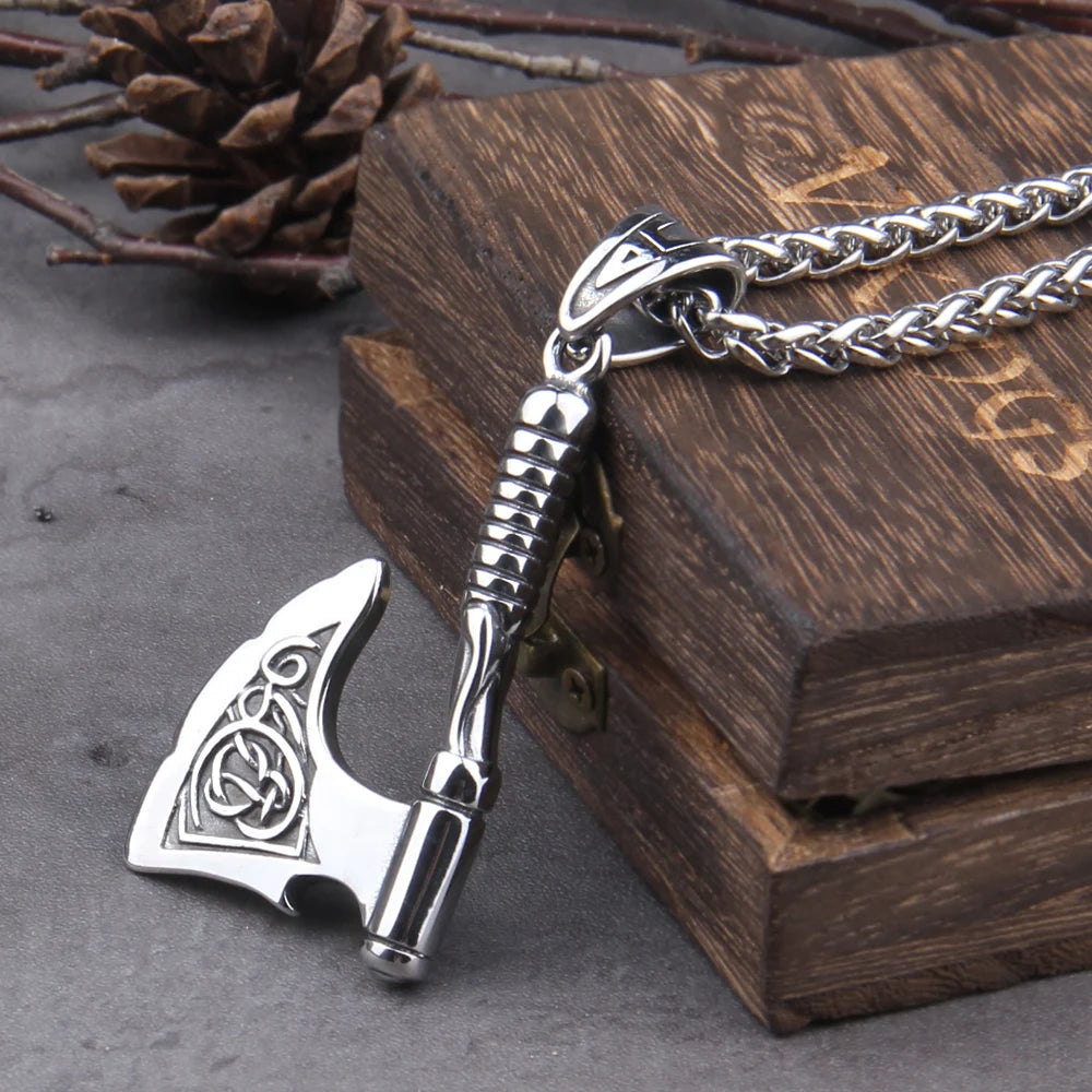 Nordic Stainless Steel Thor Hammer Mjolnir Scandinavian Viking Pullonavaaja