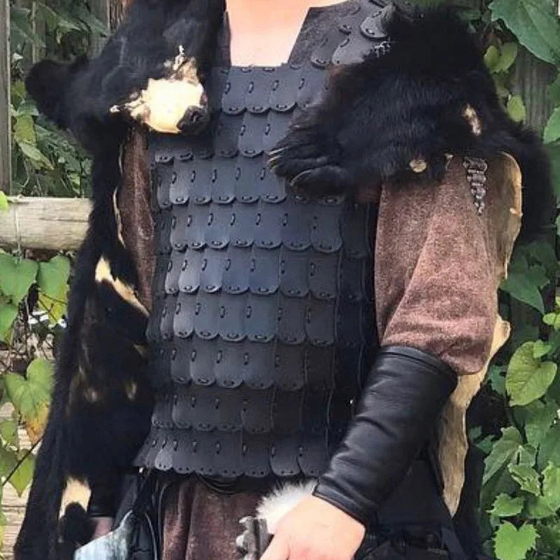 Cosplay éadaí Leathar Cuirass Ridire Trodaí Ranger Lochlannach Armúr Comhlacht