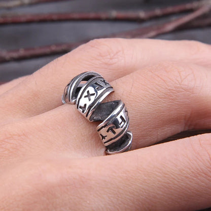 Rune Spiral Ring - TripleViking