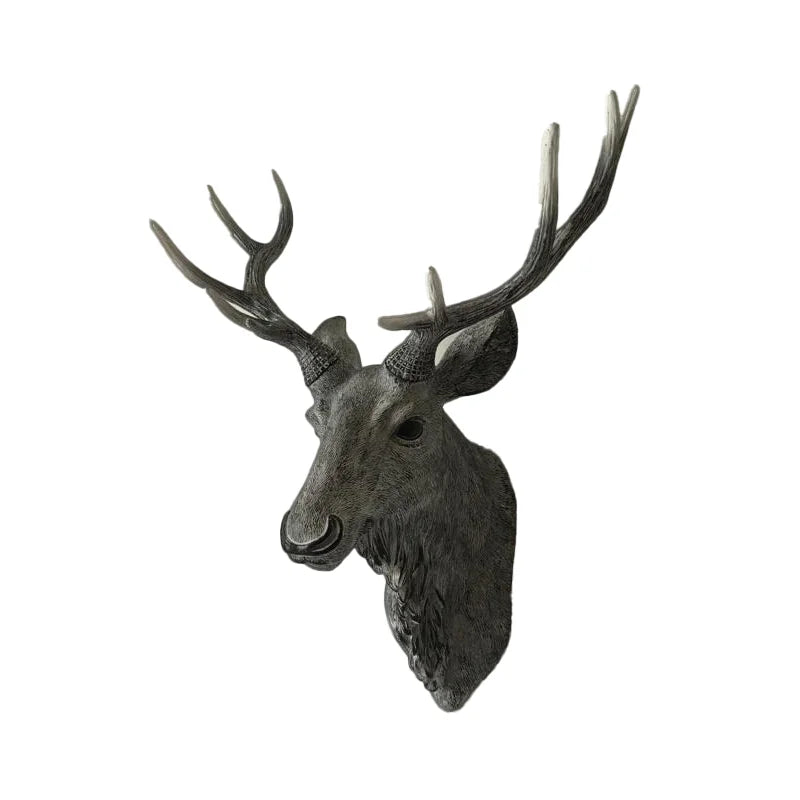 Käsintehty Faux Deer Head Taxidermy Animal Head Viking Wall sisustus