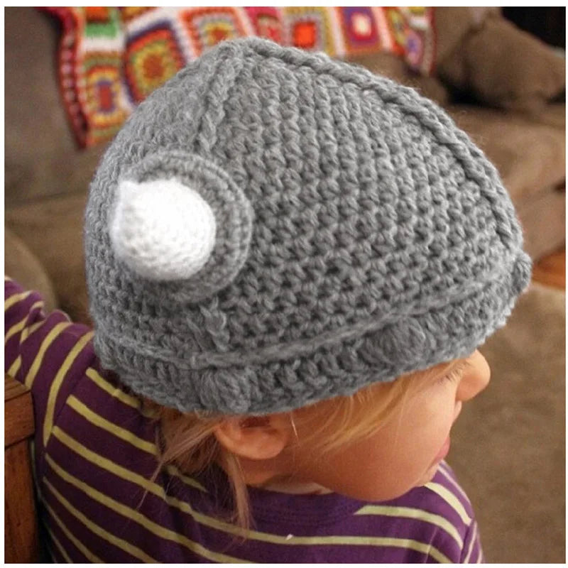 Norse Useful Handmade Baby Viking Horn Hat