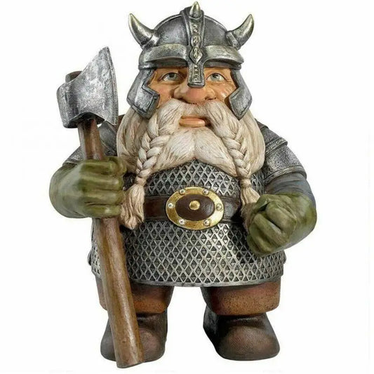 Reçine El Sanatları Ekran Kalıp Simülasyon Minyatür Viking Victor İskandinav Cüce Gnome Heykelcik