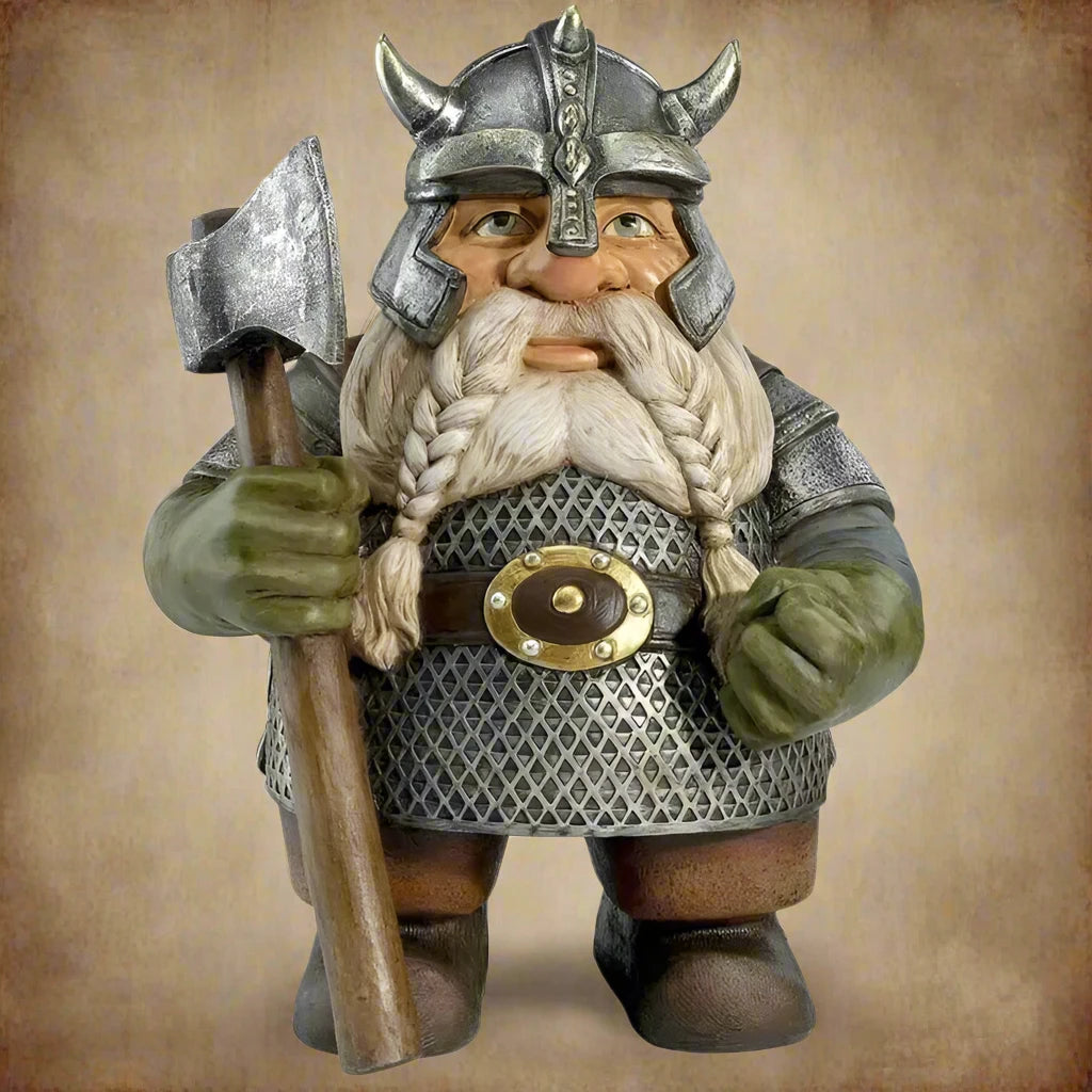 Resina artesanato display molde simulação miniatura viking victor norse anão gnome estatueta