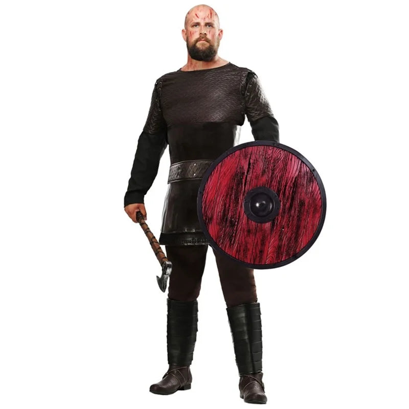 Battle Savages Warrior Costumi Cosplay Armatura Set di abiti vichinghi di Halloween