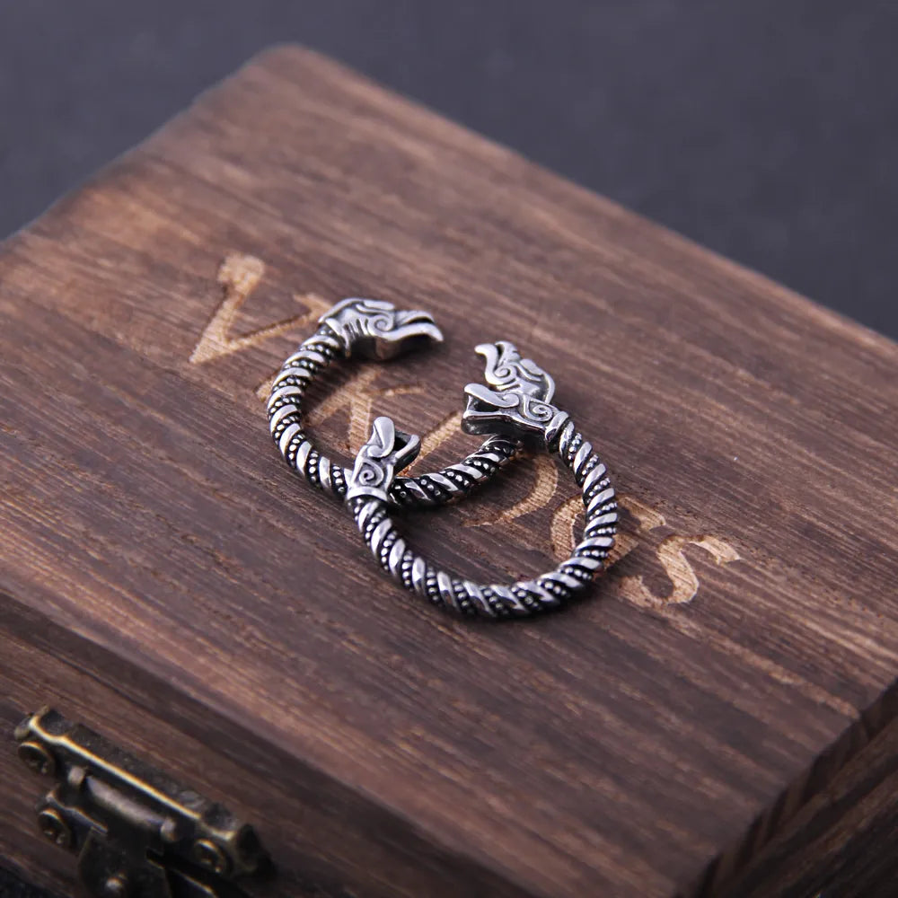Nordic Dragon Statement Viking Ring