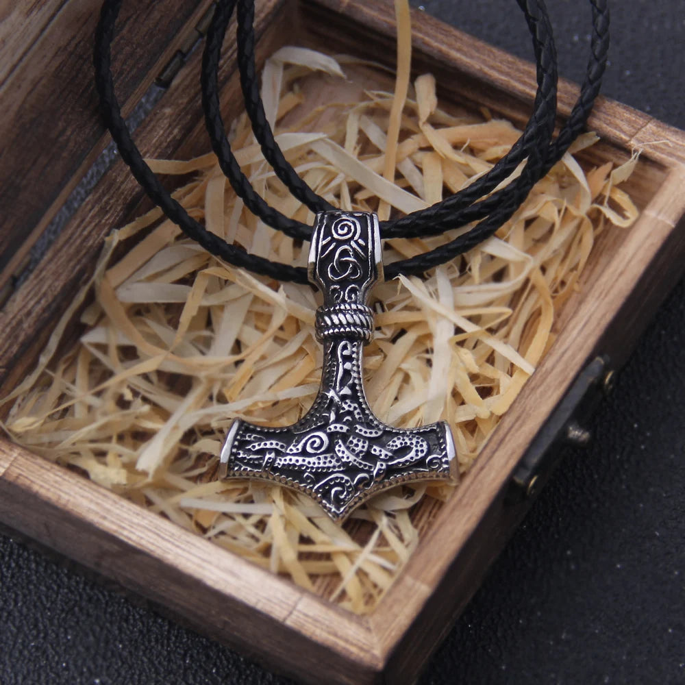 Viking Scandinavian Norse Mjolnir Necklace