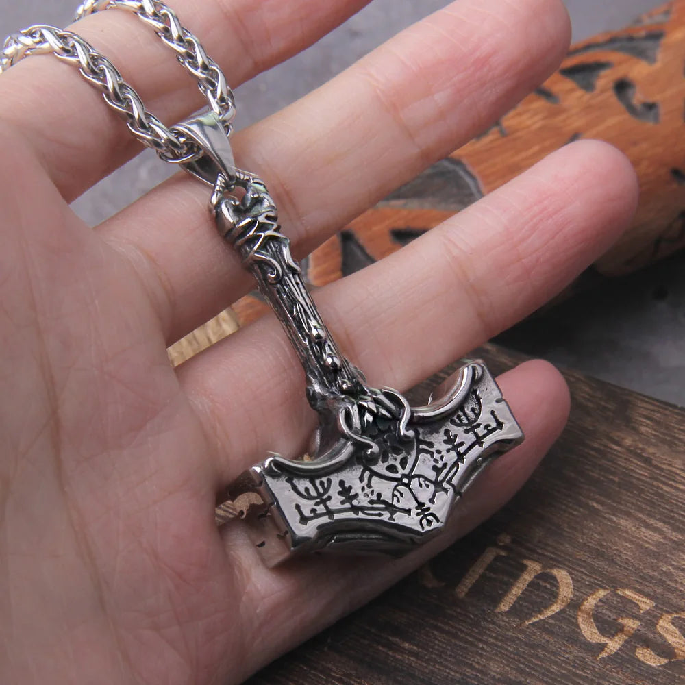Norse Vikings Thor's Mjolnir Necklace