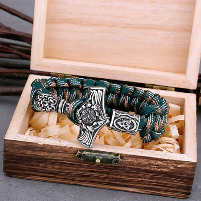 New Design Thor's Hammer Viking Bracelet