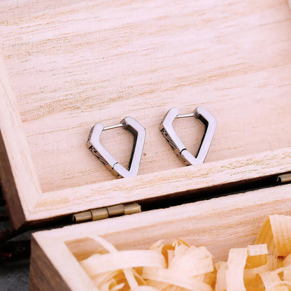 Geometric Stud Earrings - TripleViking