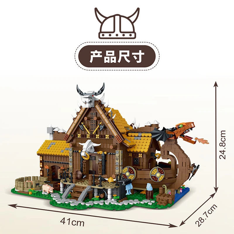 The Vikings House Building Blocks