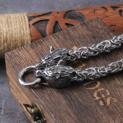 Goat Head Square-link Chain Necklaces - TripleViking