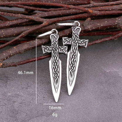 Warrior Sword Earrings - TripleViking