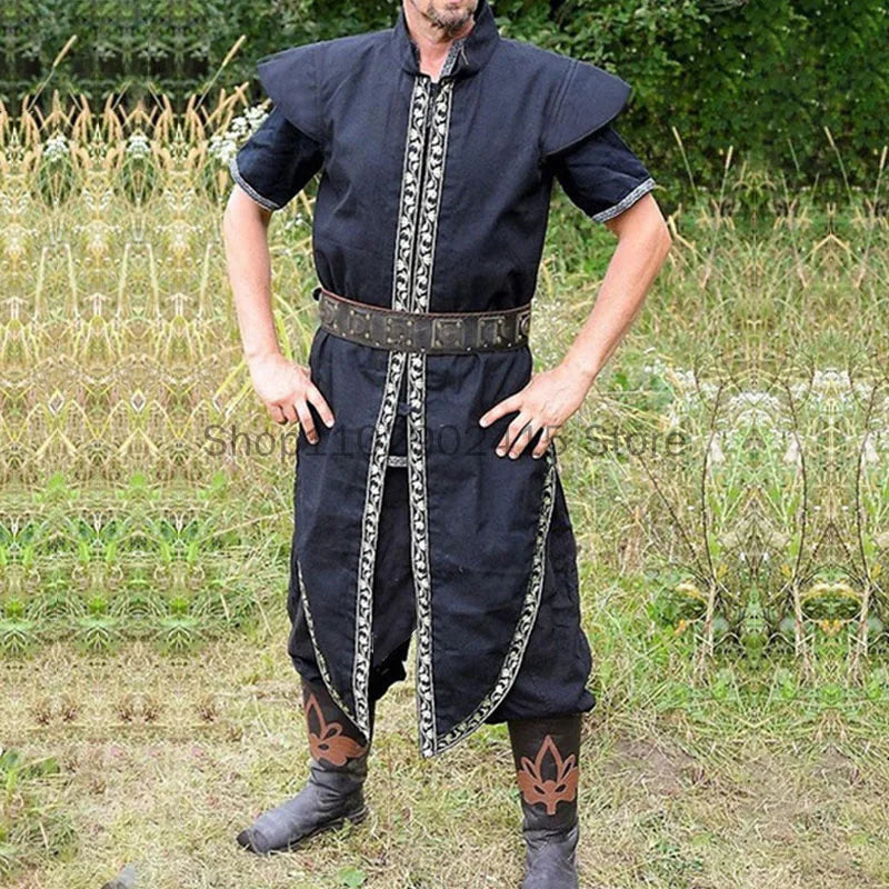 Volné roucho bez rukávů Celtics Tunika Warrior Knight Viking Tops