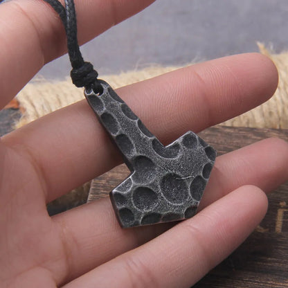 Gray Thor's hammer Necklace - TripleViking