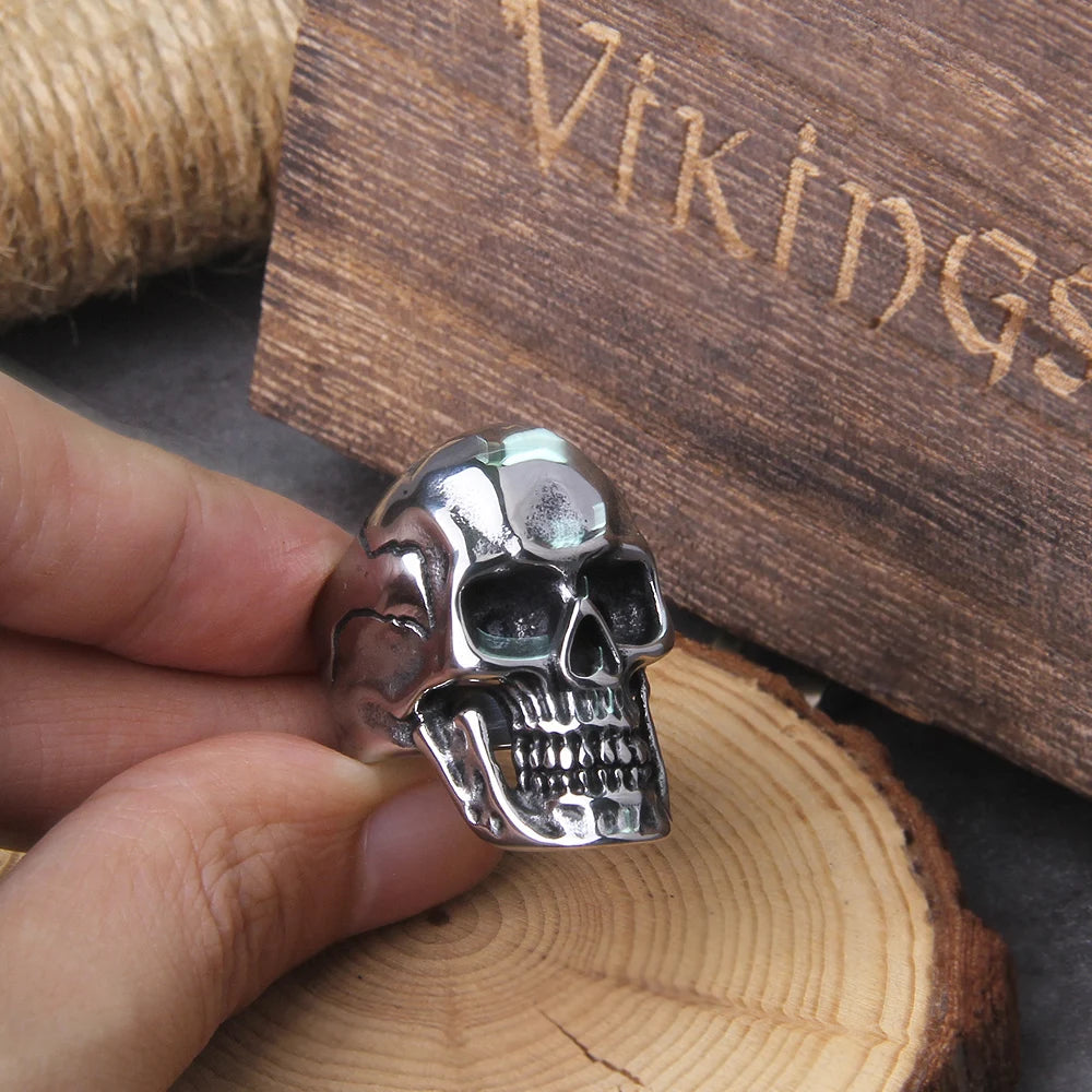 Calvarium Skull Viking Ring
