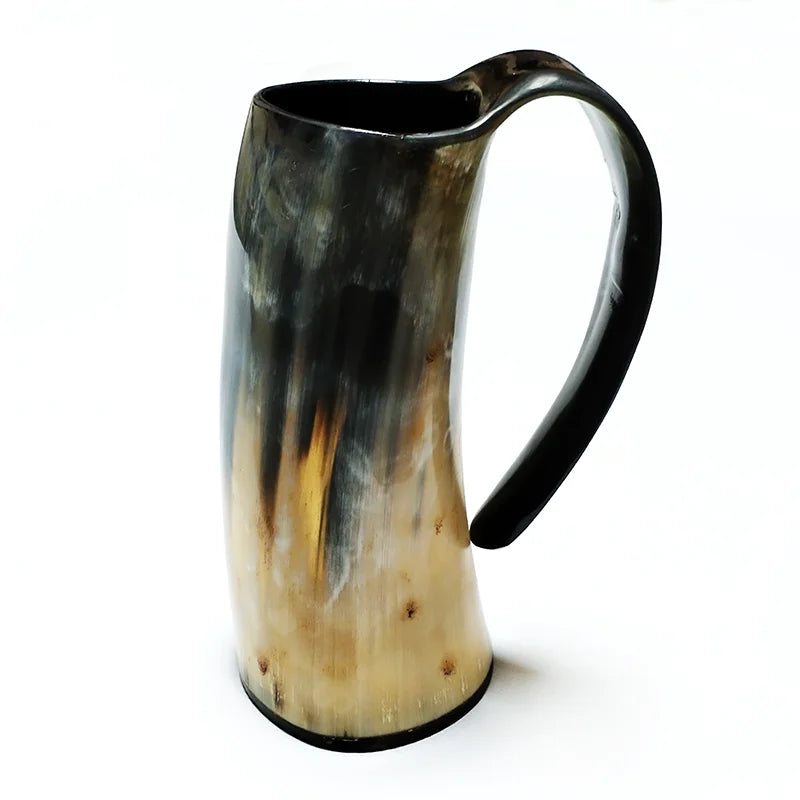 300-350ml Natural Ox Horn Cup Drinking Horn Viking Mug