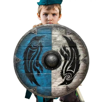 Uusi Cosplay puinen Eivor Valhalla Raven Viking Shield