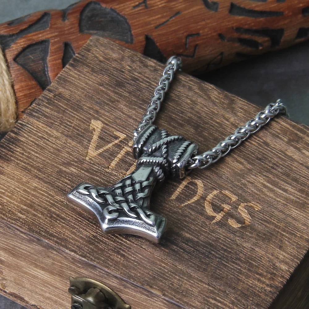 Scandinavian Norse Viking Thor Mjolnir Necklace