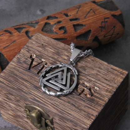 Ouroboros Stainless Steel Necklace - TripleViking