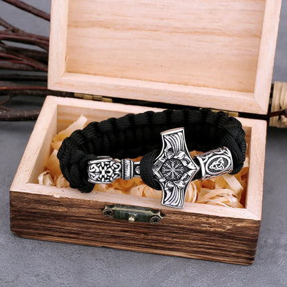 New Design Thor's Hammer Viking Bracelet