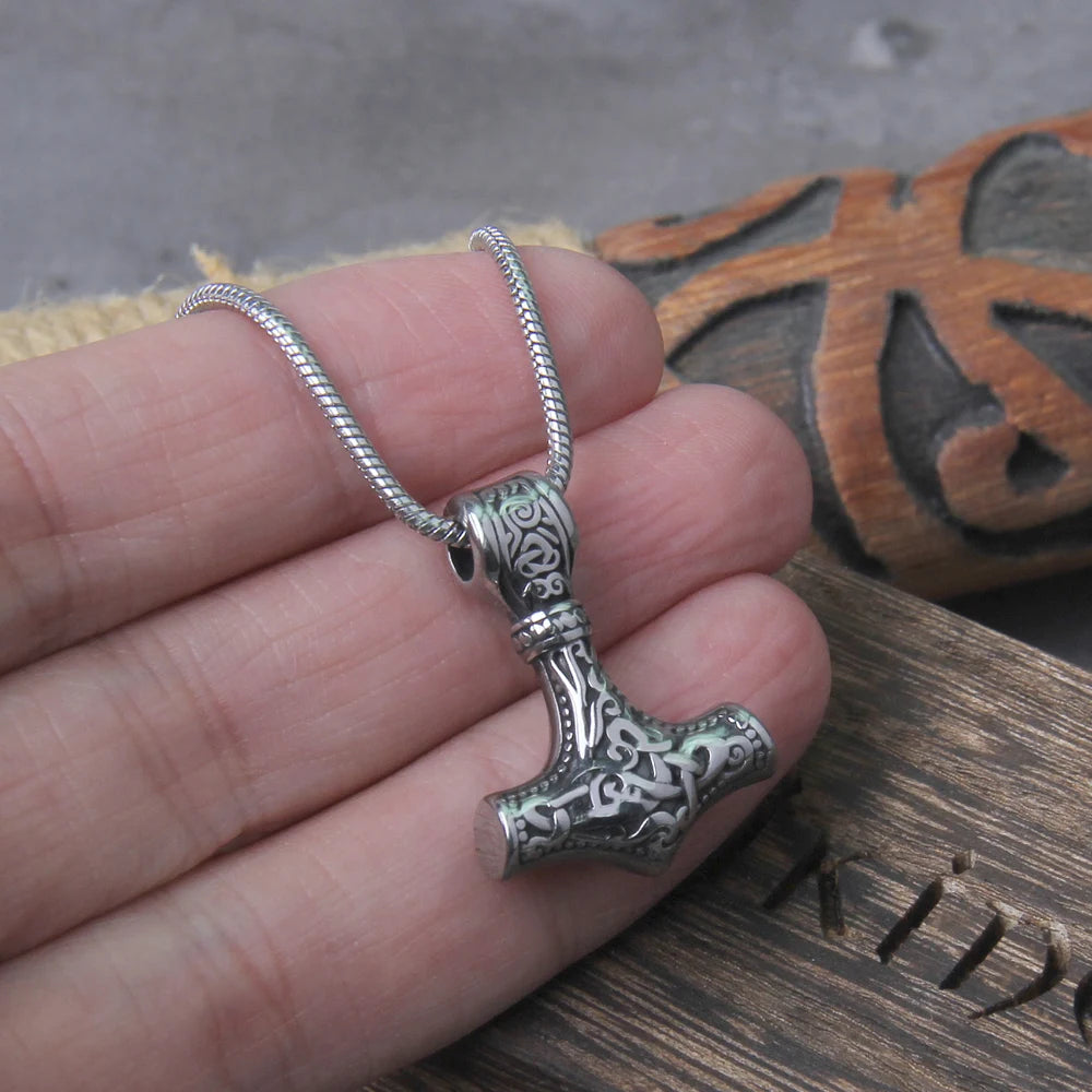 Small Thor's Hammer Viking Necklace