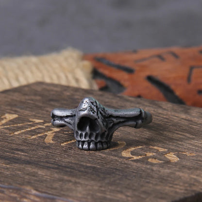 Calvarium Totenkopf Ring Gothic Biker Wikinger Ring