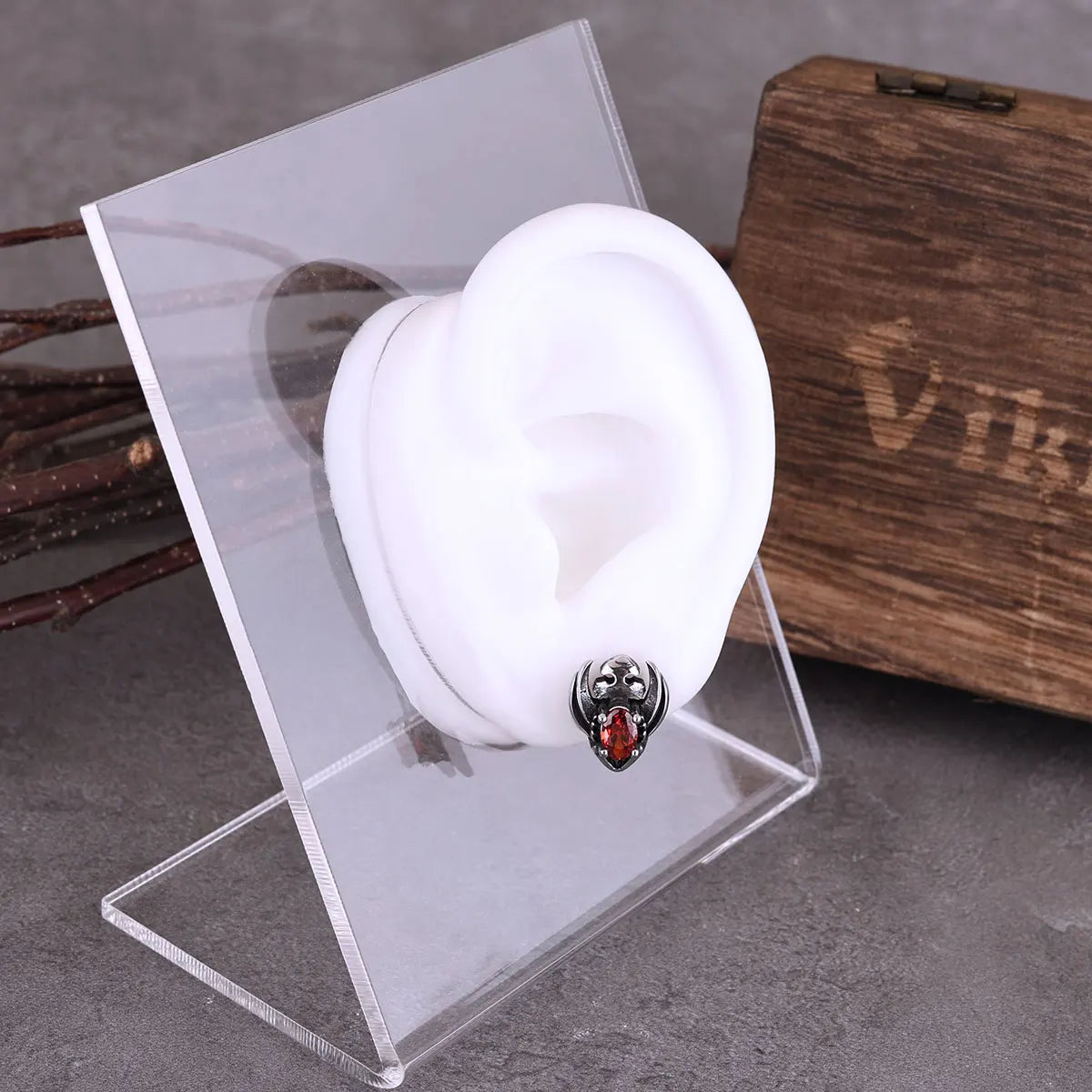 Personalized Ladybug Viking Earrings