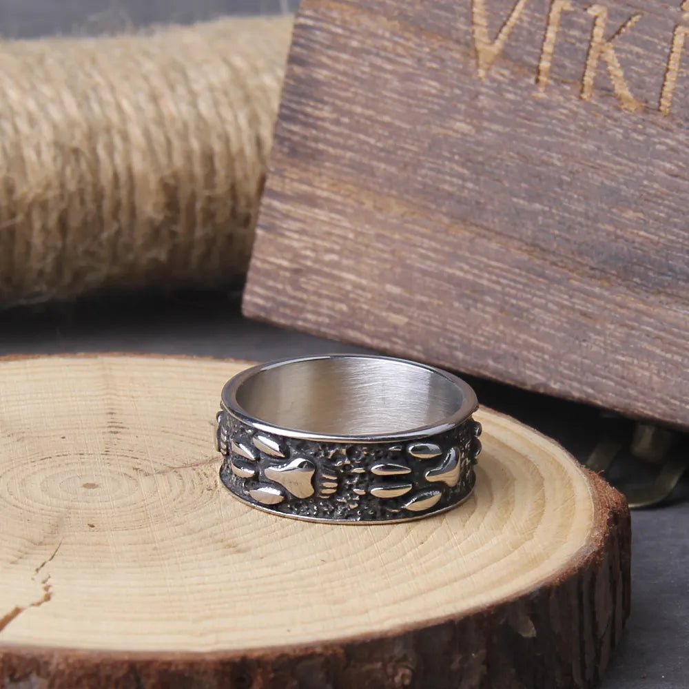 Bear Claw Viking Ring