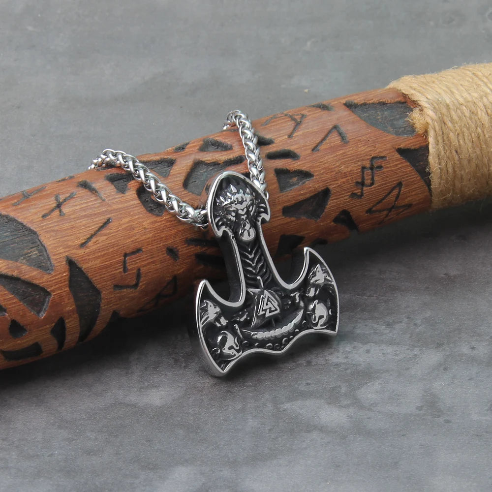 Thor Axe Viking Necklace
