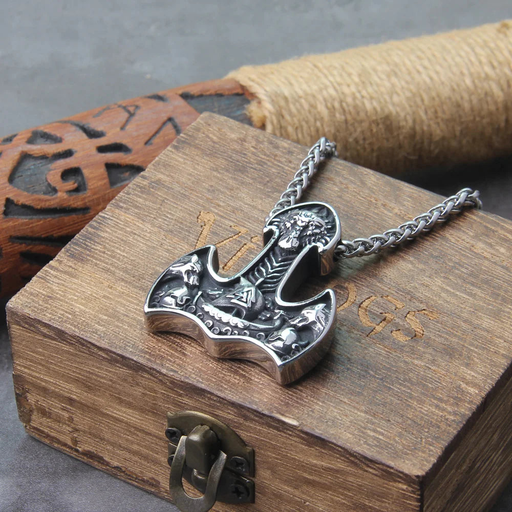 Thor Axe Viking Necklace