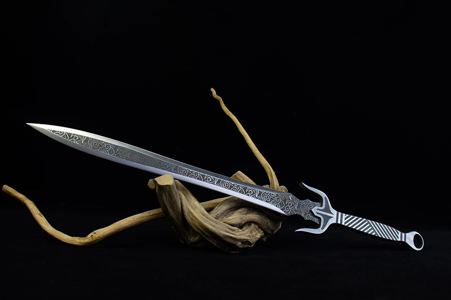 85 cm rustfrit stål Warrior White Cloud Steel Viking Sword