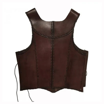 Medieval Viking Pirate skinnvest rustning