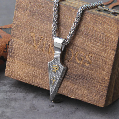 Gotische speer Viking ketting