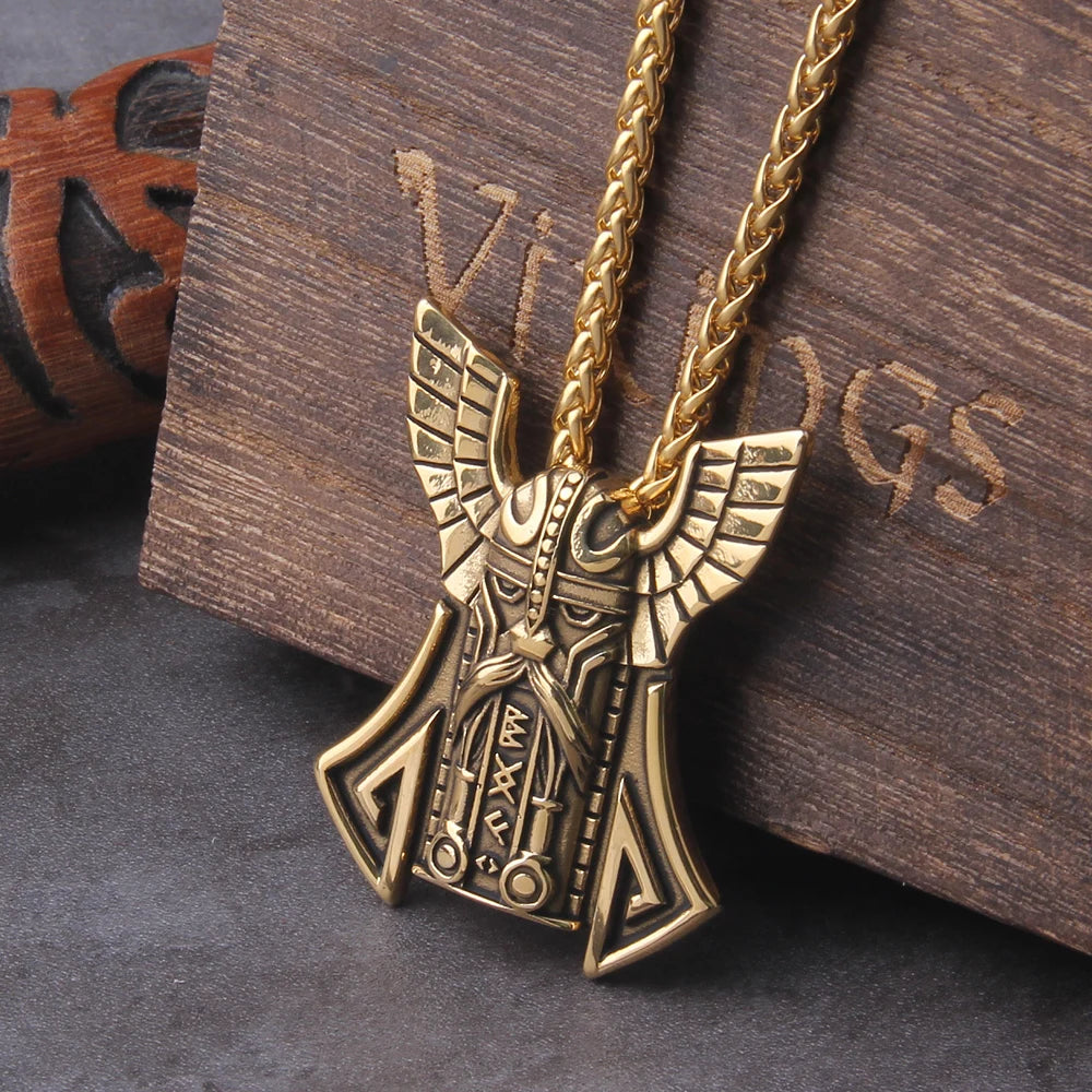 Norse Mythology Odin Viking Necklace