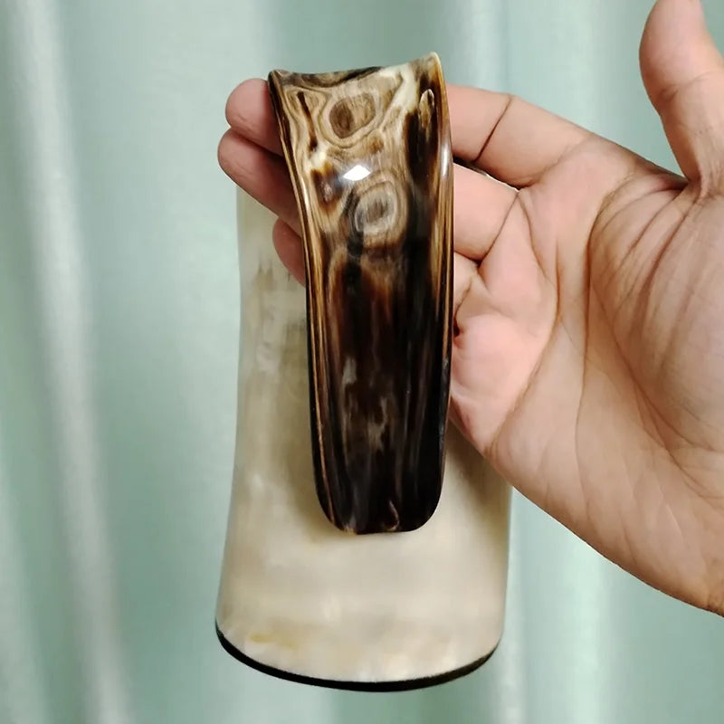 300-350ml Natural Ox Horn Cup Drinking Horn Viking Mug