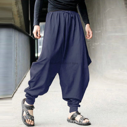 Pantaloni Harem per il tempo libero da uomo in costume cosplay vichingo